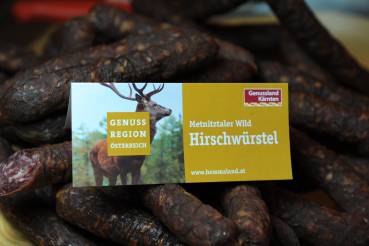 Preview: Hirschwürstel Snack, mind. 300 Gramm